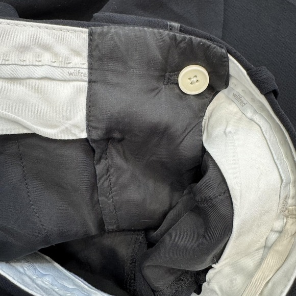 Aritzia Wilfred The Effortless Pant Women's Size 10 Black Pleated High Rise - Picture 6 of 16